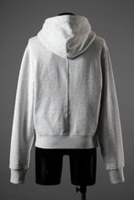 画像をギャラリービューアに読み込む, entire studios SLIM ZIP UP SWEAT PARKA (HEATHER GREY)