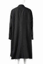 画像をギャラリービューアに読み込む, KLASICA &quot;1983&quot; CUT OFF CLASSIC STRAIGHT COAT / ALEXANDER TWILL MATT MIX (COAL BLACK)