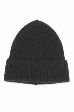 ISABEL BENENATO Yak Beanie Cap (BLACK)