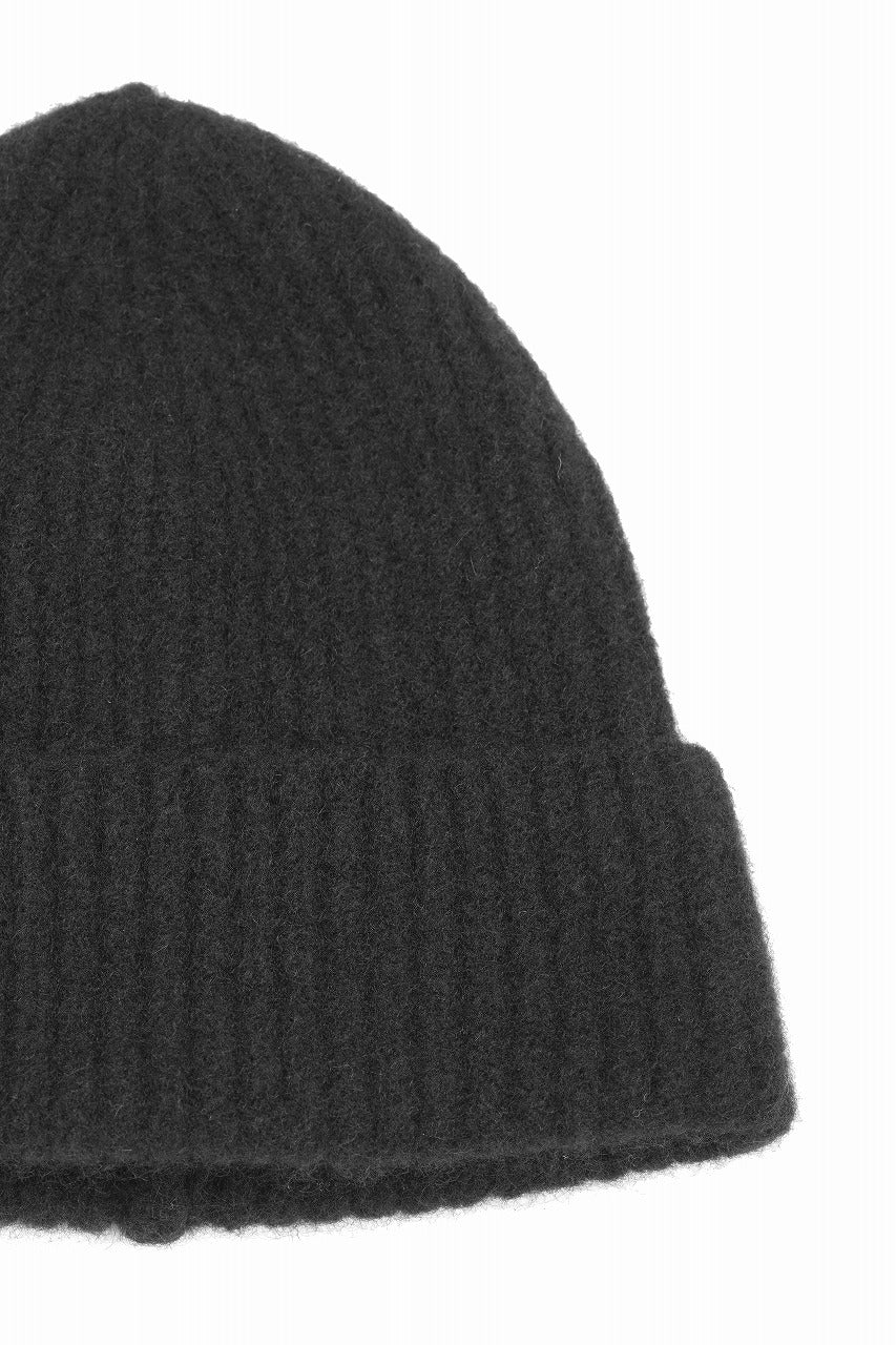 画像をギャラリービューアに読み込む, ISABEL BENENATO Yak Beanie Cap (BLACK)