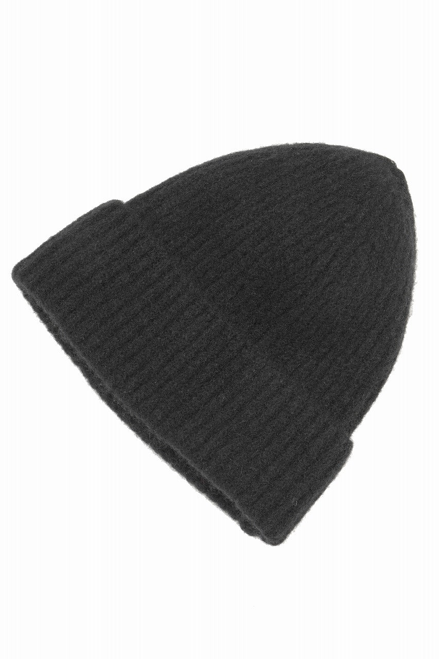 画像をギャラリービューアに読み込む, ISABEL BENENATO Yak Beanie Cap (BLACK)