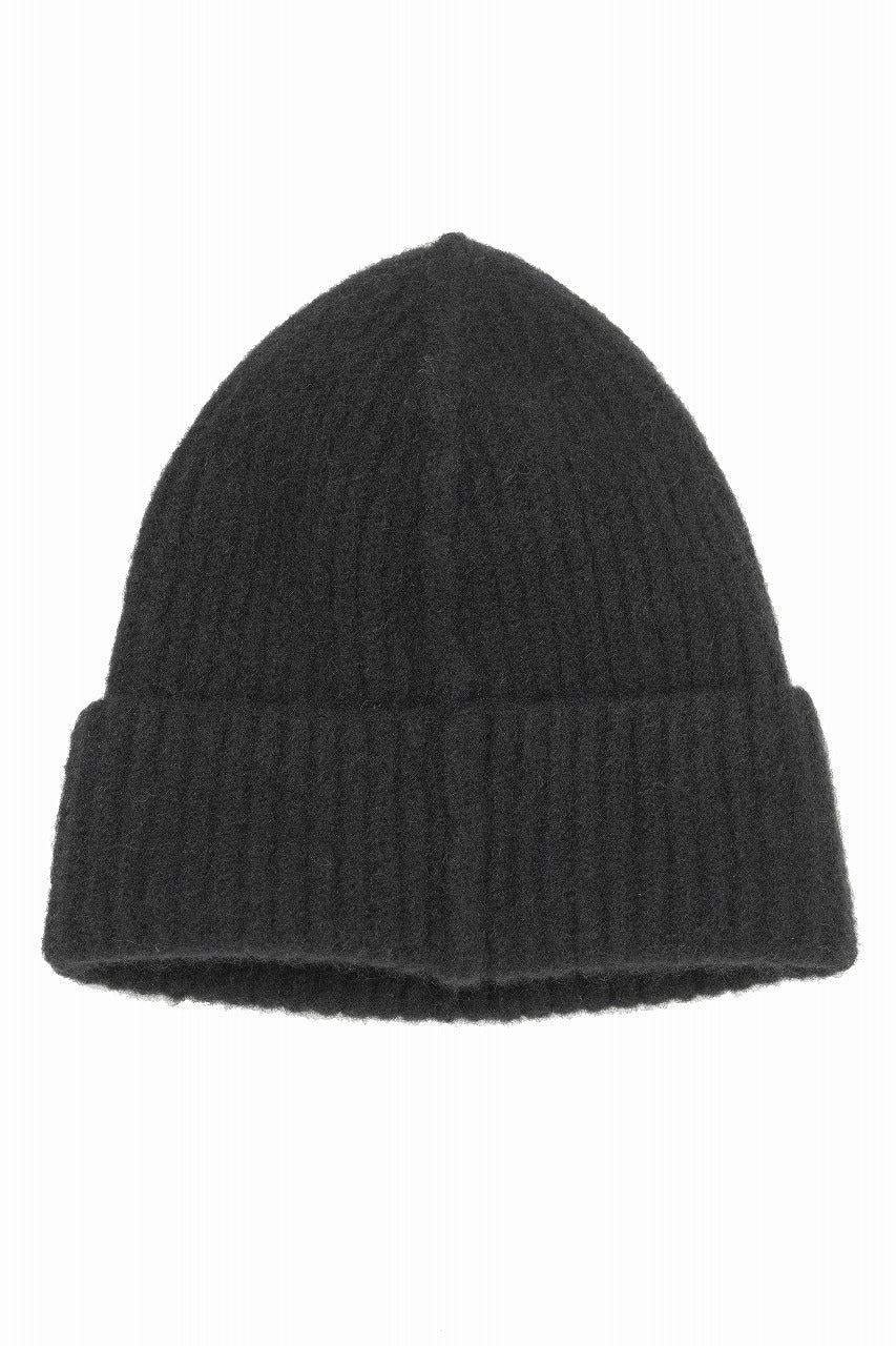 画像をギャラリービューアに読み込む, ISABEL BENENATO Yak Beanie Cap (BLACK)