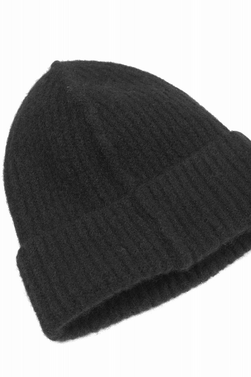 画像をギャラリービューアに読み込む, ISABEL BENENATO Yak Beanie Cap (BLACK)