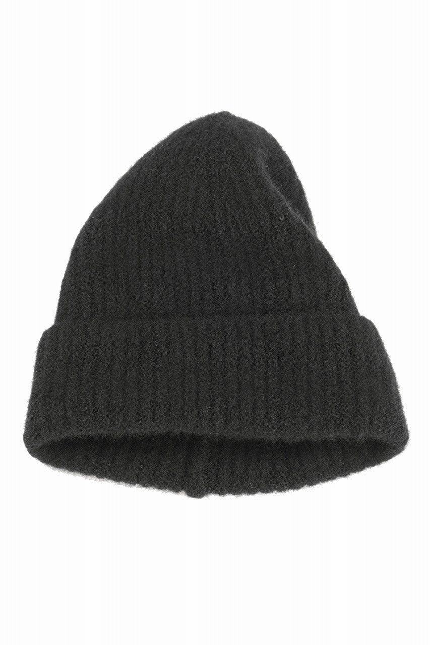 画像をギャラリービューアに読み込む, ISABEL BENENATO Yak Beanie Cap (BLACK)