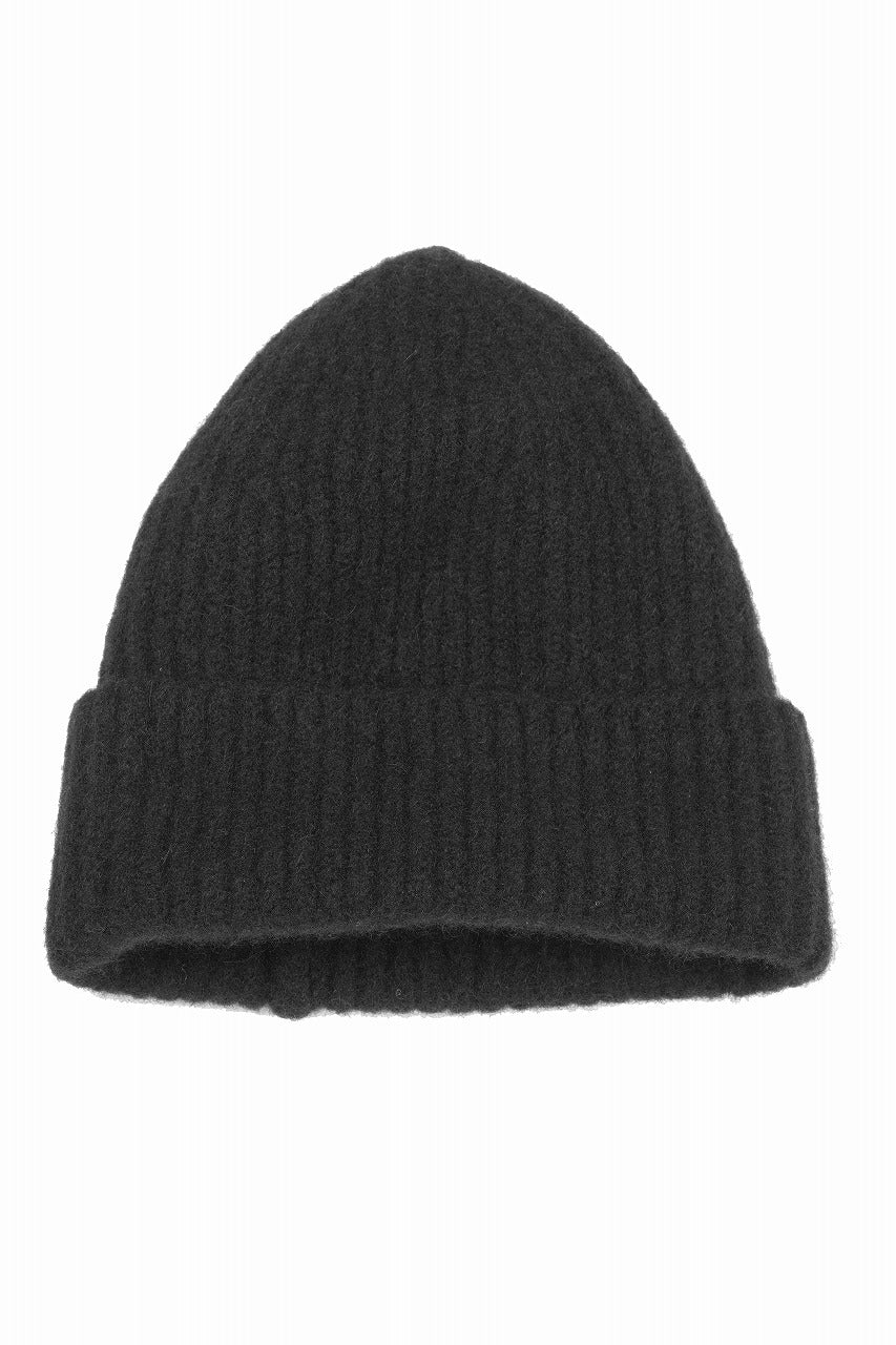 画像をギャラリービューアに読み込む, ISABEL BENENATO Yak Beanie Cap (BLACK)