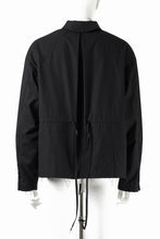 画像をギャラリービューアに読み込む, Professor.E DRAWSTRING COACH JACKET (BLACK)