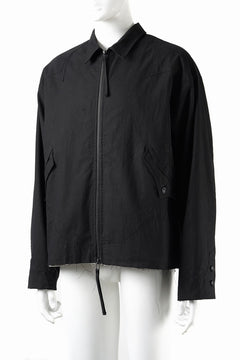 画像をギャラリービューアに読み込む, Professor.E DRAWSTRING COACH JACKET (BLACK)