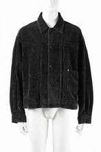 画像をギャラリービューアに読み込む, Professor.E AGED CORDUROY JACKET (AGED BLACK)