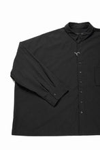 Load image into Gallery viewer, KLASICA EXTRA WIDE BOXY SHIRTS / HIGH TWISTED COTTON POPLIN HANDWASH &amp; SUN DRY (BLACK)
