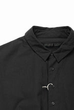 Load image into Gallery viewer, KLASICA EXTRA WIDE BOXY SHIRTS / HIGH TWISTED COTTON POPLIN HANDWASH &amp; SUN DRY (BLACK)
