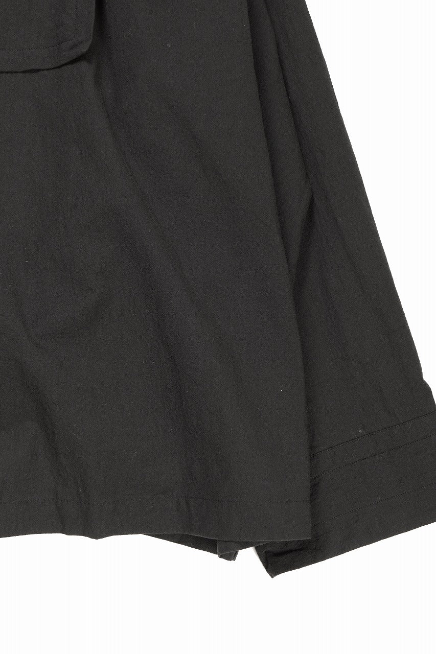 Load image into Gallery viewer, KLASICA EXTRA WIDE BOXY SHIRTS / HIGH TWISTED COTTON POPLIN HANDWASH &amp; SUN DRY (BLACK)