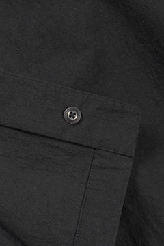 Load image into Gallery viewer, KLASICA EXTRA WIDE BOXY SHIRTS / HIGH TWISTED COTTON POPLIN HANDWASH &amp; SUN DRY (BLACK)