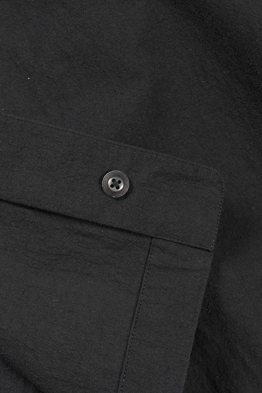 Load image into Gallery viewer, KLASICA EXTRA WIDE BOXY SHIRTS / HIGH TWISTED COTTON POPLIN HANDWASH &amp; SUN DRY (BLACK)