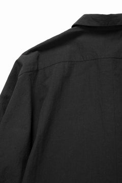 Load image into Gallery viewer, KLASICA EXTRA WIDE BOXY SHIRTS / HIGH TWISTED COTTON POPLIN HANDWASH &amp; SUN DRY (BLACK)