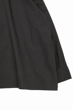 Load image into Gallery viewer, KLASICA EXTRA WIDE BOXY SHIRTS / HIGH TWISTED COTTON POPLIN HANDWASH &amp; SUN DRY (BLACK)