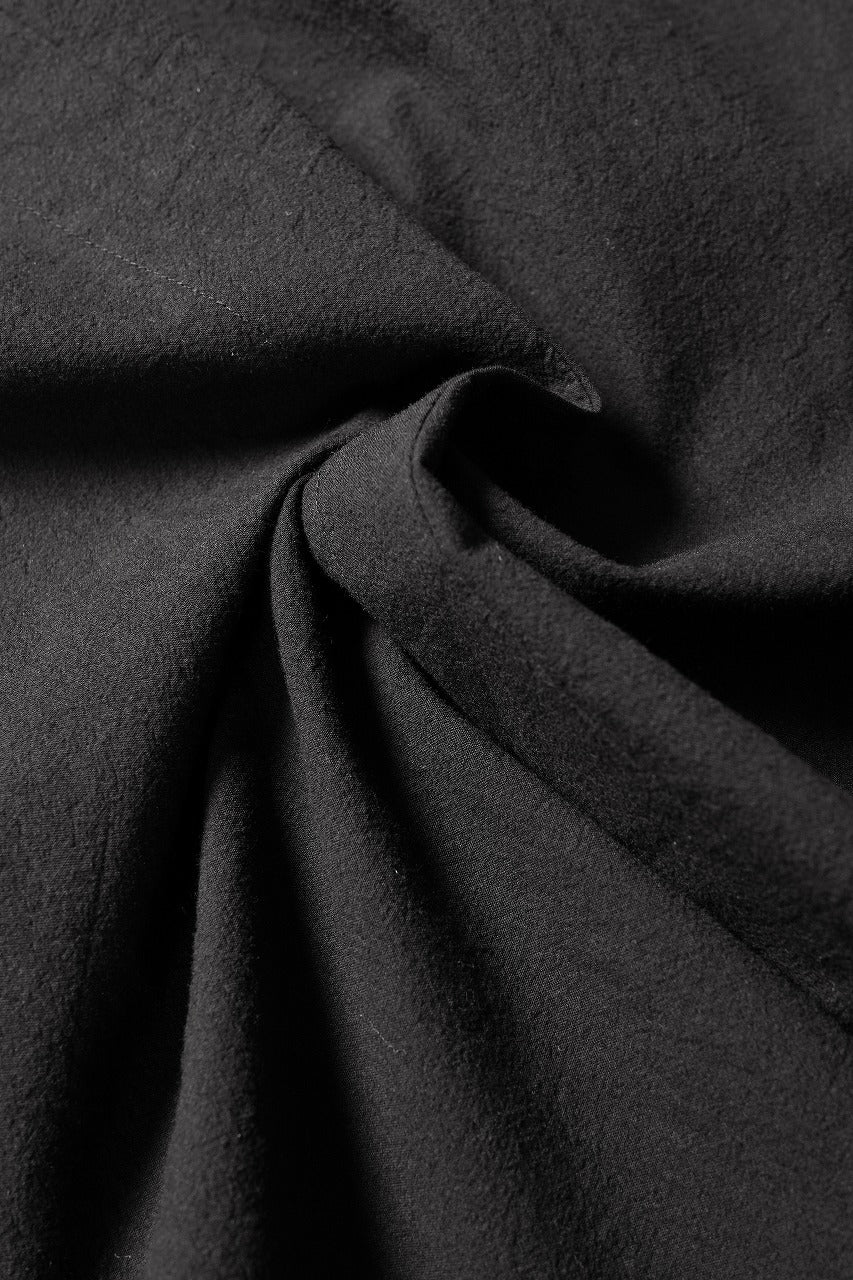 Load image into Gallery viewer, KLASICA EXTRA WIDE BOXY SHIRTS / HIGH TWISTED COTTON POPLIN HANDWASH &amp; SUN DRY (BLACK)