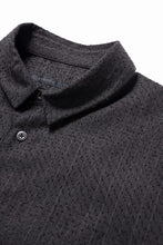 Load image into Gallery viewer, KLASICA EXTRA WIDE OUTER SHIRTS / FORK NEEDLE PUNCH SUPER 100&#39;s PENCIL STRIPE (IRON BROWN STRIPES)