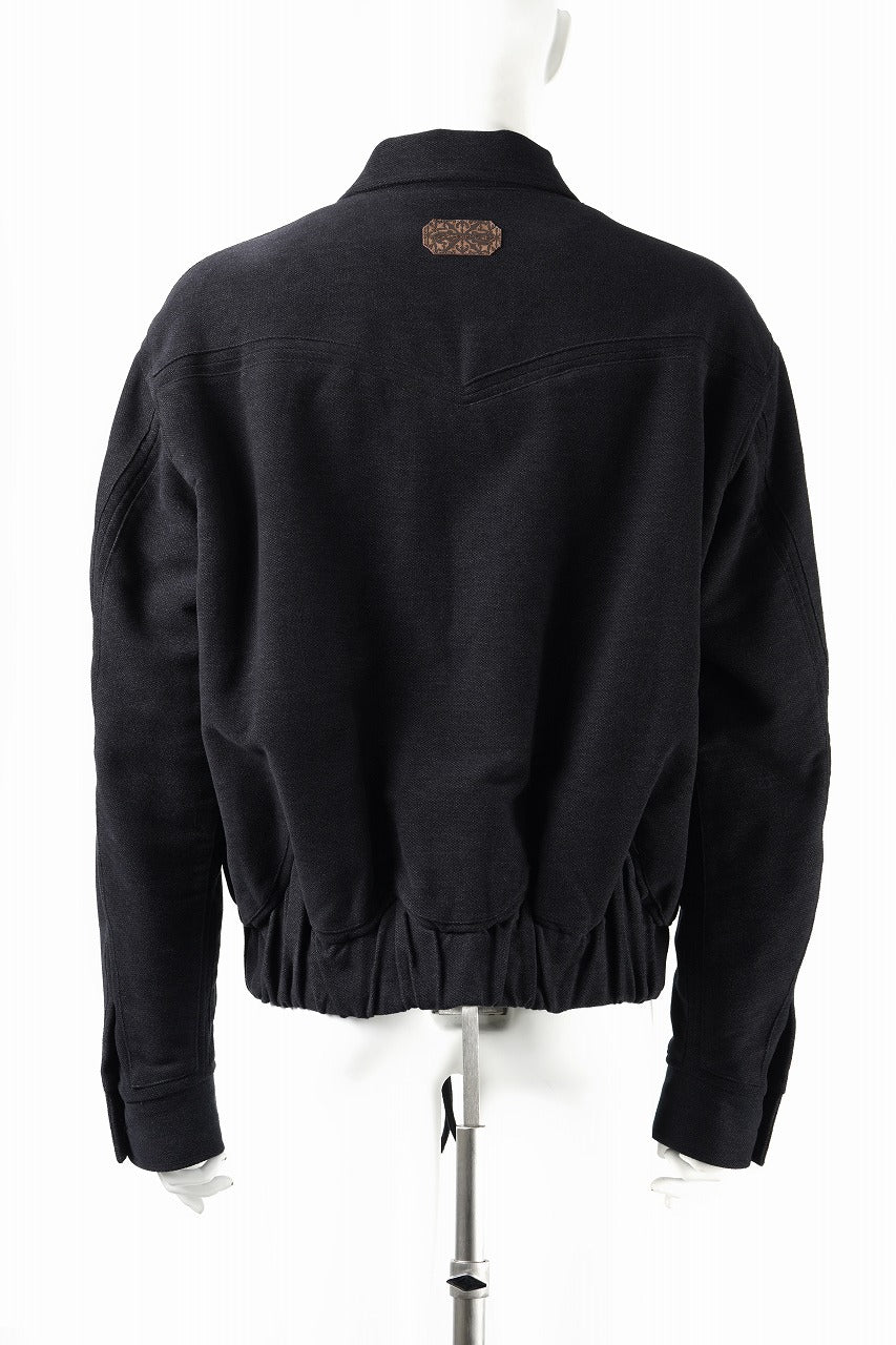 Professor.E PADDED BOMBER JACKET (BLACK)