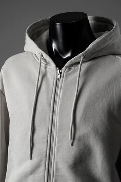 画像をギャラリービューアに読み込む, entire studios SLIM ZIP UP SWEAT PARKA (OFF WHITE)