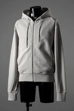 画像をギャラリービューアに読み込む, entire studios SLIM ZIP UP SWEAT PARKA (OFF WHITE)