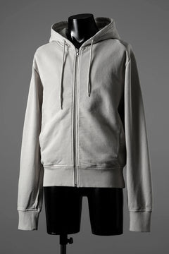 画像をギャラリービューアに読み込む, entire studios SLIM ZIP UP SWEAT PARKA (OFF WHITE)
