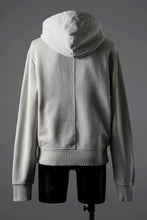 画像をギャラリービューアに読み込む, entire studios SLIM ZIP UP SWEAT PARKA (OFF WHITE)