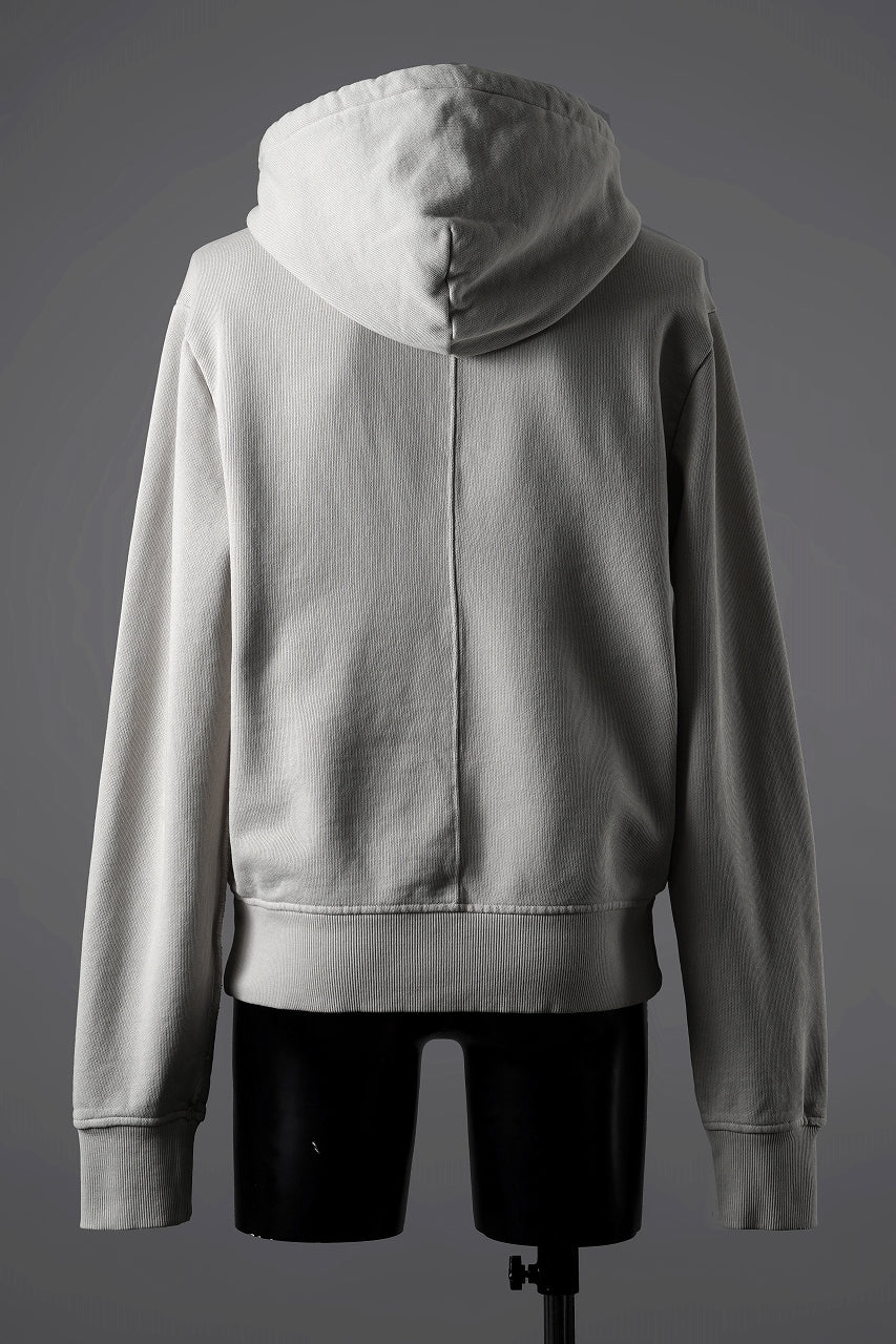 画像をギャラリービューアに読み込む, entire studios SLIM ZIP UP SWEAT PARKA (OFF WHITE)