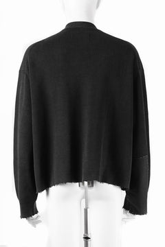 画像をギャラリービューアに読み込む, Professor.E DOUBLED BREASTED AGED KNIT (BLACK)