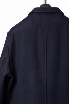 Load image into Gallery viewer, FULLCOUNT 2055 WOOL MELTON UNSTRUCTURED JACKET (NAVY)