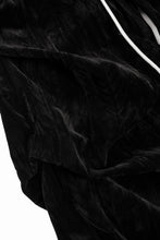 画像をギャラリービューアに読み込む, A.F ARTEFACT WASHER VELOR TUCK WIDE PANTS (BLACK)