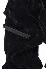 画像をギャラリービューアに読み込む, A.F ARTEFACT WASHER VELOR TUCK WIDE PANTS (BLACK)