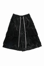 画像をギャラリービューアに読み込む, A.F ARTEFACT WASHER VELOR WRAP SKIRT SHORTS (BLACK)