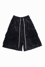 画像をギャラリービューアに読み込む, A.F ARTEFACT WASHER VELOR WRAP SKIRT SHORTS (BLACK)