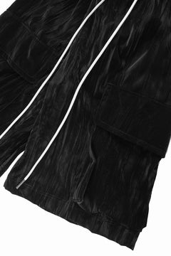 画像をギャラリービューアに読み込む, A.F ARTEFACT WASHER VELOR WRAP SKIRT SHORTS (BLACK)