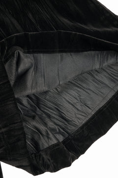 画像をギャラリービューアに読み込む, A.F ARTEFACT WASHER VELOR WRAP SKIRT SHORTS (BLACK)