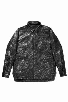 画像をギャラリービューアに読み込む, A.F ARTEFACT WASHER SYNTHETIC LEATHER SHRT (BLACK)