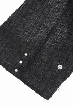 画像をギャラリービューアに読み込む, A.F ARTEFACT TUCK SLEEVE JACKET / LUXURY TWEED (BLACK)