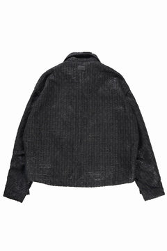 画像をギャラリービューアに読み込む, A.F ARTEFACT TUCK SLEEVE JACKET / LUXURY TWEED (BLACK)