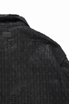 画像をギャラリービューアに読み込む, A.F ARTEFACT TUCK SLEEVE JACKET / LUXURY TWEED (BLACK)