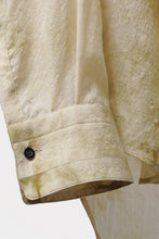 画像をギャラリービューアに読み込む, KLASICA "SH-053-MU" PLAIN BIG SHIRTS / ”KAGO-ZOME" DYED MUSLIN (ECRU)