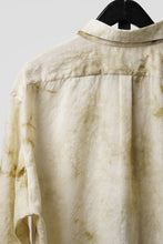 画像をギャラリービューアに読み込む, KLASICA "SH-053-MU" PLAIN BIG SHIRTS / ”KAGO-ZOME" DYED MUSLIN (ECRU)