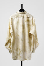 画像をギャラリービューアに読み込む, KLASICA "SH-053-MU" PLAIN BIG SHIRTS / ”KAGO-ZOME" DYED MUSLIN (ECRU)