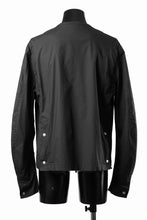 画像をギャラリービューアに読み込む, thom/krom COLLARLESS JACKET / STRETCH COTTON (BLACK)