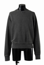 画像をギャラリービューアに読み込む, entire studios POD CREW SWEAT (WASHED BLACK)