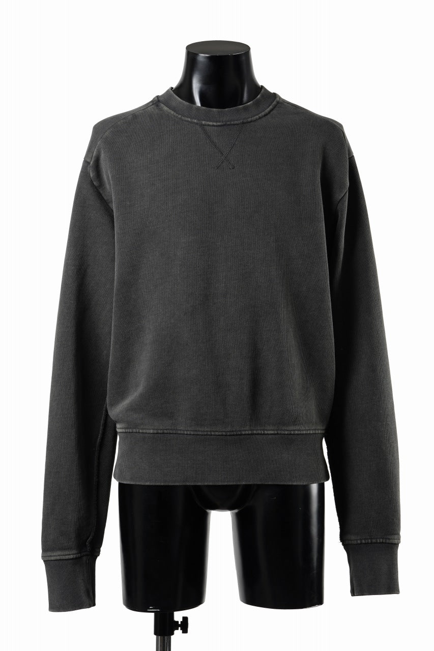 画像をギャラリービューアに読み込む, entire studios POD CREW SWEAT (WASHED BLACK)