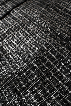 画像をギャラリービューアに読み込む, A.F ARTEFACT HOODED ZIPPER BLOUSON / LUXURY TWEED (BLACK x GOLD)