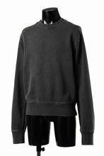 画像をギャラリービューアに読み込む, entire studios POD CREW SWEAT (WASHED BLACK)