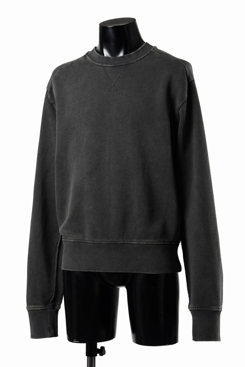 画像をギャラリービューアに読み込む, entire studios POD CREW SWEAT (WASHED BLACK)