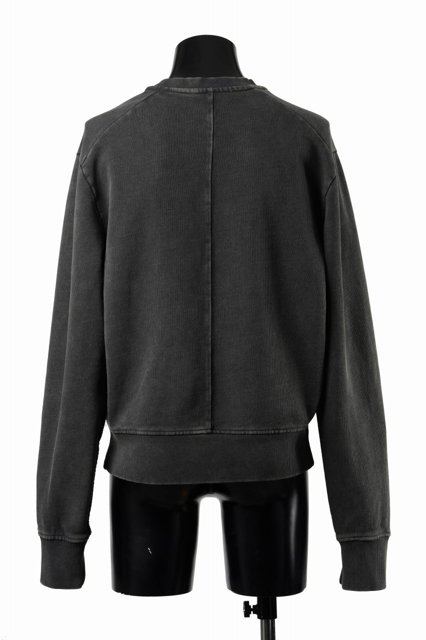 画像をギャラリービューアに読み込む, entire studios POD CREW SWEAT (WASHED BLACK)