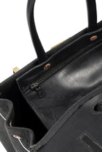 画像をギャラリービューアに読み込む, ierib exclusive 2Way Bark Bag 30 / Heavy Linen Canvas + Saddle Leather (BLACK #B)